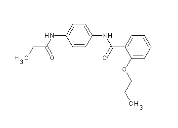 N-[4-(propionylamino)phenyl]-2-propoxybenzamide