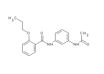 N-[3-(acetylamino)phenyl]-2-propoxybenzamide