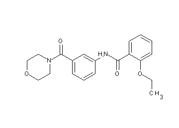 2-ethoxy-N-[3-(4-morpholinylcarbonyl)phenyl]benzamide