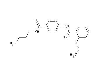 N-{4-[(butylamino)carbonyl]phenyl}-2-ethoxybenzamide