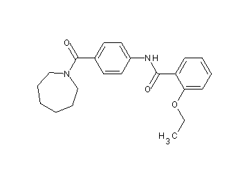 N-[4-(1-azepanylcarbonyl)phenyl]-2-ethoxybenzamide