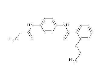 2-ethoxy-N-[4-(propionylamino)phenyl]benzamide