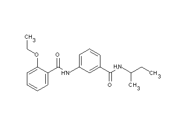 N-{3-[(sec-butylamino)carbonyl]phenyl}-2-ethoxybenzamide