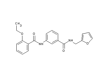 2-ethoxy-N-(3-{[(2-furylmethyl)amino]carbonyl}phenyl)benzamide