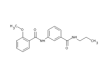 2-methoxy-N-{3-[(propylamino)carbonyl]phenyl}benzamide