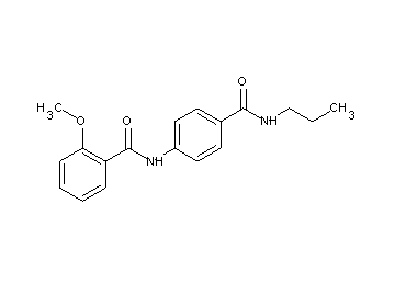 2-methoxy-N-{4-[(propylamino)carbonyl]phenyl}benzamide