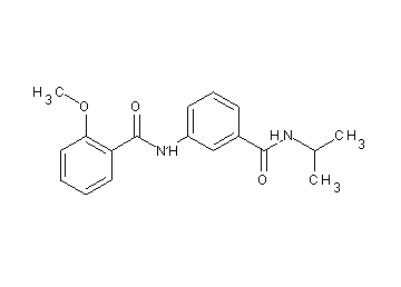 N-{3-[(isopropylamino)carbonyl]phenyl}-2-methoxybenzamide