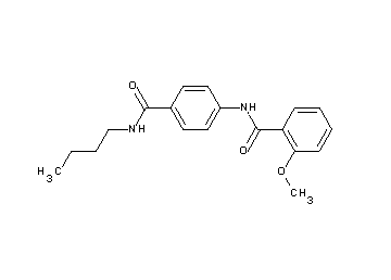 N-{4-[(butylamino)carbonyl]phenyl}-2-methoxybenzamide