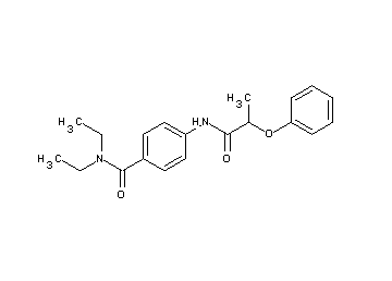 N,N-diethyl-4-[(2-phenoxypropanoyl)amino]benzamide