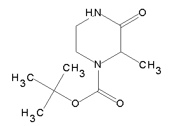 tert-butyl 2-methyl-3-oxo-1-piperazinecarboxylate