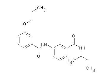N-{3-[(sec-butylamino)carbonyl]phenyl}-3-propoxybenzamide