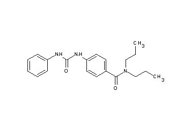 4-[(anilinocarbonyl)amino]-N,N-dipropylbenzamide