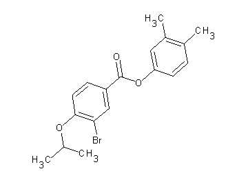 3,4-dimethylphenyl 3-bromo-4-isopropoxybenzoate