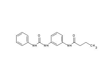 N-{3-[(anilinocarbonyl)amino]phenyl}butanamide