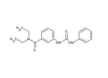 3-[(anilinocarbonyl)amino]-N,N-diethylbenzamide