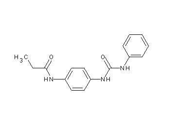 N-{4-[(anilinocarbonyl)amino]phenyl}propanamide