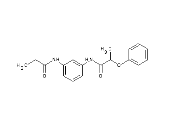 2-phenoxy-N-[3-(propionylamino)phenyl]propanamide