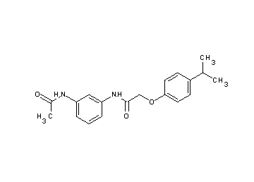 N-[3-(acetylamino)phenyl]-2-(4-isopropylphenoxy)acetamide