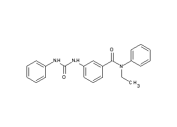 3-[(anilinocarbonyl)amino]-N-ethyl-N-phenylbenzamide