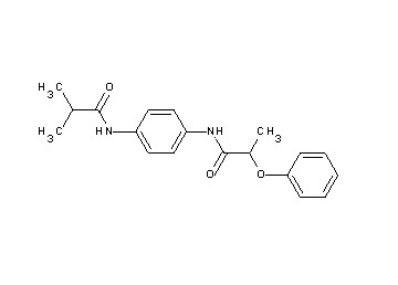 2-methyl-N-{4-[(2-phenoxypropanoyl)amino]phenyl}propanamide