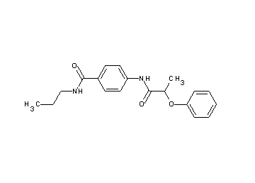 4-[(2-phenoxypropanoyl)amino]-N-propylbenzamide