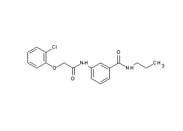 3-{[(2-chlorophenoxy)acetyl]amino}-N-propylbenzamide