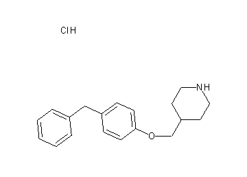 4-[(4-benzylphenoxy)methyl]piperidine hydrochloride