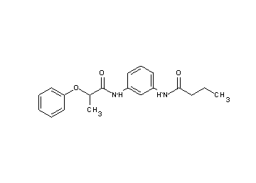 N-{3-[(2-phenoxypropanoyl)amino]phenyl}butanamide