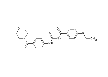 4-ethoxy-N-({[4-(4-morpholinylcarbonyl)phenyl]amino}carbonothioyl)benzamide