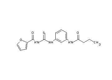 N-({[3-(butyrylamino)phenyl]amino}carbonothioyl)-2-furamide