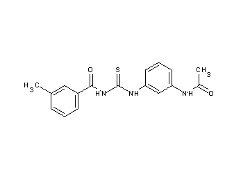 N-({[3-(acetylamino)phenyl]amino}carbonothioyl)-3-methylbenzamide
