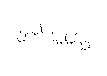 N-{[(4-{[(tetrahydro-2-furanylmethyl)amino]carbonyl}phenyl)amino]carbonothioyl}-2-furamide