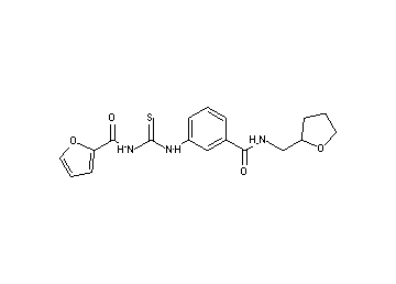 N-{[(3-{[(tetrahydro-2-furanylmethyl)amino]carbonyl}phenyl)amino]carbonothioyl}-2-furamide