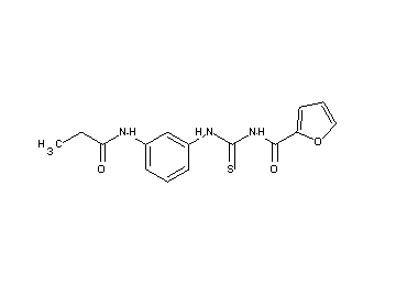 N-({[3-(propionylamino)phenyl]amino}carbonothioyl)-2-furamide