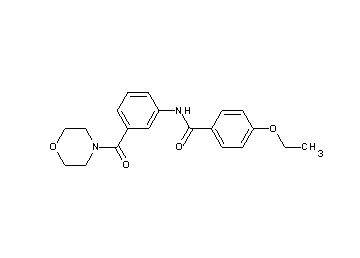 4-ethoxy-N-[3-(4-morpholinylcarbonyl)phenyl]benzamide