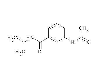 3-(acetylamino)-N-isopropylbenzamide