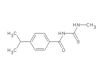 4-isopropyl-N-[(methylamino)carbonothioyl]benzamide