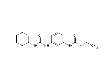 N-(3-{[(cyclohexylamino)carbonyl]amino}phenyl)butanamide