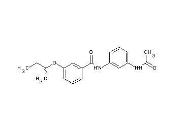 N-[3-(acetylamino)phenyl]-3-sec-butoxybenzamide