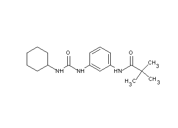 N-(3-{[(cyclohexylamino)carbonyl]amino}phenyl)-2,2-dimethylpropanamide - Click Image to Close