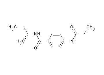 N-(sec-butyl)-4-(propionylamino)benzamide
