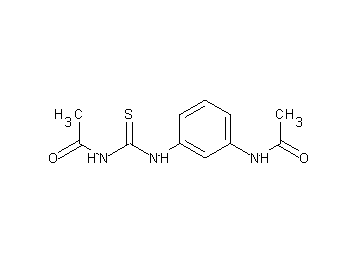 N-(3-{[(acetylamino)carbonothioyl]amino}phenyl)acetamide