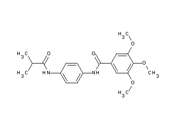 N-[4-(isobutyrylamino)phenyl]-3,4,5-trimethoxybenzamide