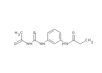 N-(3-{[(acetylamino)carbonothioyl]amino}phenyl)propanamide
