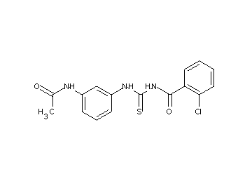 N-({[3-(acetylamino)phenyl]amino}carbonothioyl)-2-chlorobenzamide