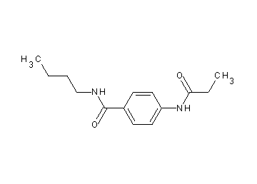 N-butyl-4-(propionylamino)benzamide