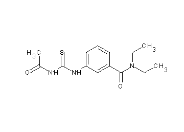 3-{[(acetylamino)carbonothioyl]amino}-N,N-diethylbenzamide