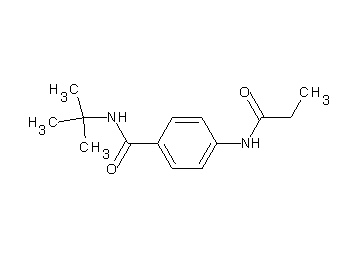 N-(tert-butyl)-4-(propionylamino)benzamide