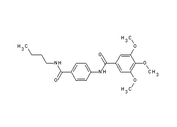 N-{4-[(butylamino)carbonyl]phenyl}-3,4,5-trimethoxybenzamide