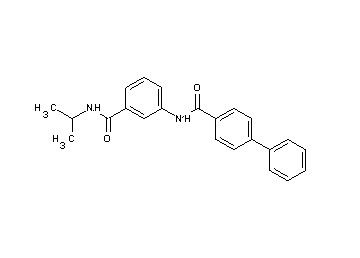 N-{3-[(isopropylamino)carbonyl]phenyl}-4-biphenylcarboxamide